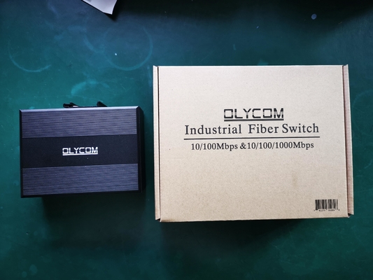 OLYCOM Ağ Anahtarı 12 Portlu Endüstriyel Gigabit Ethernet, 8 Portlu POE 4 Portlu SFP 240W Din Raylı IP40