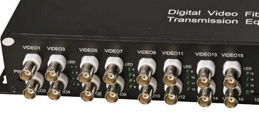 Optik Video Göndericisi ve Alıcısı BNC Dönüştürücü WDM Analog 16ch Dijital CCTV Kamera için