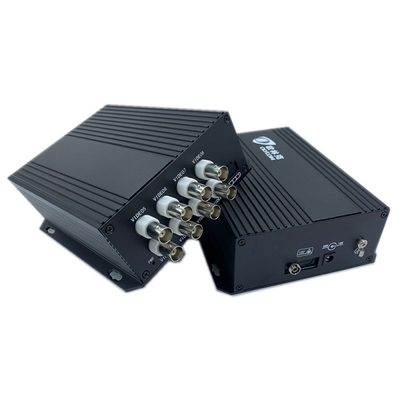 8ch Bağlantı Noktası 1080p AHD CVI TVI 20km Bnc Genişletici Fiber Optik Hd Video Dönüştürücü
