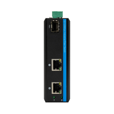 3 Port 10/100 Mbps Hızlı Ethernet Dış Çevre İçin Yönetilmeyen POE Fiber Media Konvertörü