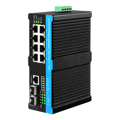 8 Port Ultra PoE VLAN Yönetilen Değiştirici Gigabit Ethernet 802.3bt Uyumlu 720W Bütçe