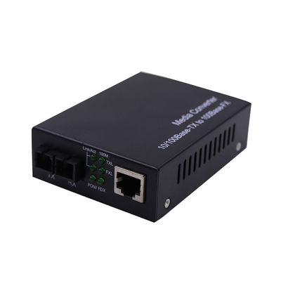 2A Opsiyonel Mini Fiber Optik Ethernet Medya Dönüştürücü Kablosu MMF'de 5Km Maks
