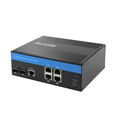 CE Standartları L2 10/100/1000M ile 4 Portlu Endüstriyel Yönetimli Ethernet Anahtarı