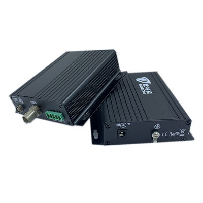 FC standart 1ch veri Analog Fiber Optik Verici ve PTZ Kamera Siyah için Alıcı