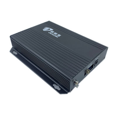 Siyah 115Kbps CVI TVI Audio Video Dijital Optik Dönüştürücü 4ch Endüstriyel izleme