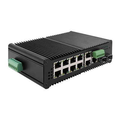 90W'a Kadar Gigabit Ethernet 40Gbps 8 Bağlantı Noktalı Endüstriyel Yönetimli Poe Anahtarı