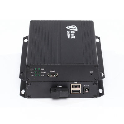 SC ST FC Fiber Üzerinde USB 20km Mesafe ile 1080P 4K Kvm HDMI DVI Genişletici