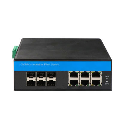 Halka İşlevli 6 Bağlantı Noktalı Endüstriyel Yönetimli Ethernet Anahtarı IEEE802.3 Standardı