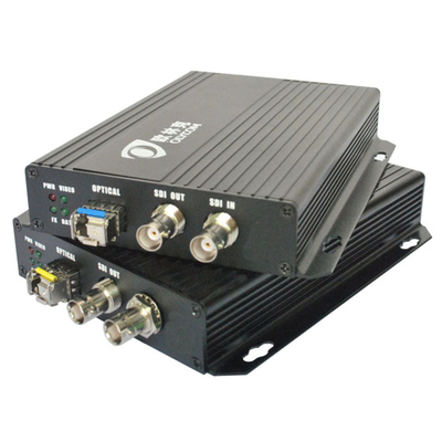 2 SDI Çıkışlı DC12V SFP Yuvalı BNC Port 3G-SDI Video Optik Verici ve Alıcı