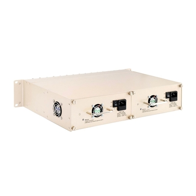 16 Slot Media Converter Rack Şasi 19 Inch 2U Çift Güçlü 48V/220V