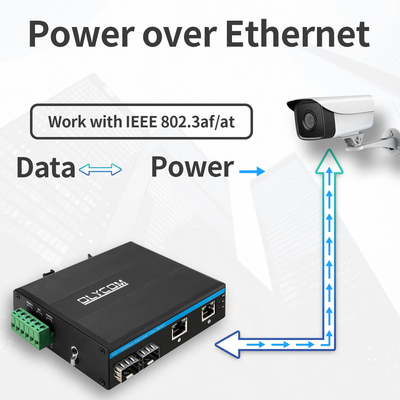4 POE Bağlantı Noktası Gigabit Ağ Ethernet Mini POE Anahtarı 48v Yönetilmeyen