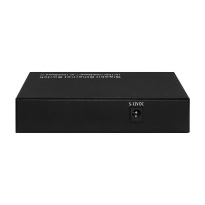 4 Port Gigabit Ticari Ethernet Anahtarı SFP Fiber Optik Yönetilmeyen DC5V