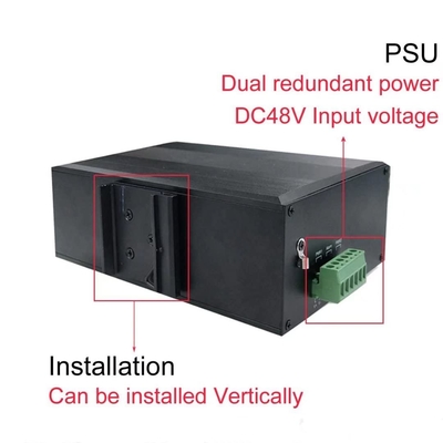 OLYCOM Yönetilen Anahtar Poe Giabit Ethernet 8 Bağlantı Noktalı RJ45, POE+ 4 Bağlantı Noktalı SFP Din Raylı IP40 Vlan QoS STP/RSTP Dış Mekan için