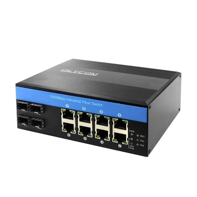 OLYCOM PoE Network Switch 8 Port 240W Bütçe Endüstriyel Gigabit Ethernet CE FCC
