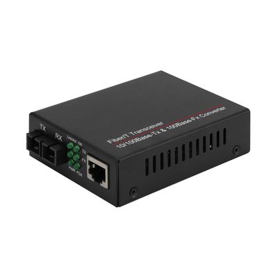 Gigabit Fiber Optic Media Converter 20KM Tek Mod Duplex SC Bağlantısı Yönetilmemiş