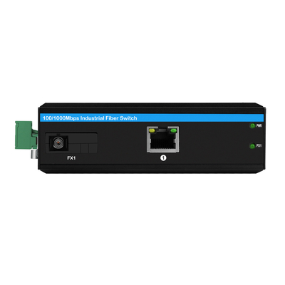 Endüstriyel POE Medya Dönüştürücüsü Gigabit Ethernet DC48V 30W Yönetilmeyen Sağlam Kasa