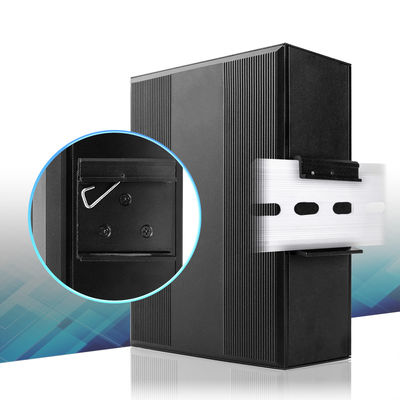 8-Port Endüstriyel L2 Yönetilen PoE Değiştiricisi 240W Bütçe 1G/2.5G Fiber Ring Destek