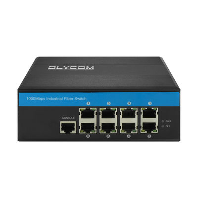 8-Port Yönetilen PoE Değiştiricisi Gigabit Ağı 240W Aktif PoE Sabit Vaka Vitesse Chipset CE