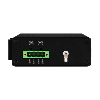 4 Port POE Yönetilen Ağ Değiştiricisi ERPS Ring 120W Bütçe Gigabit Temelli DC48V Din Rail