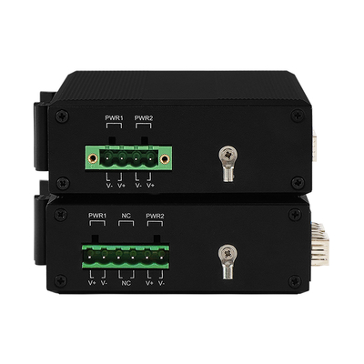 4 Port POE Yönetilen Ağ Değiştiricisi ERPS Ring 120W Bütçe Gigabit Temelli DC48V Din Rail