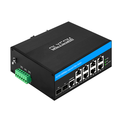 Realtek Gigabit ERPS Yönetilen Değiştirici Megabit 10Port Gigabit Destek VLAN RSTP Ring