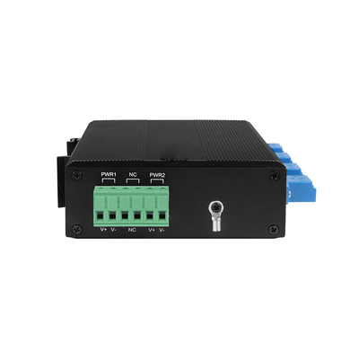 Multimode 8 Port LC Port Fiber Bypass Switch For Optical Protection DIN35 Montajlı