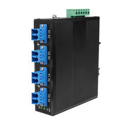 D2*2B Endüstriyel Fiber Bypass Switch LC Bağlantısı Tek Mod DC24v Koruma için