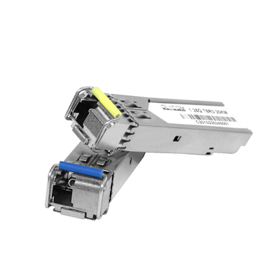 1.25G SFP Modülü Tek mod 1310nm/1550nm 20km Simplex Optik Alıcı