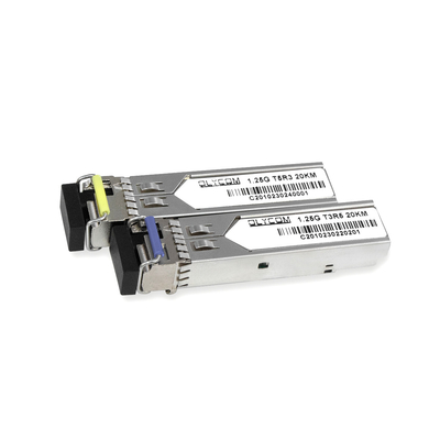1.25G SFP Modülü Tek mod 1310nm/1550nm 20km Simplex Optik Alıcı