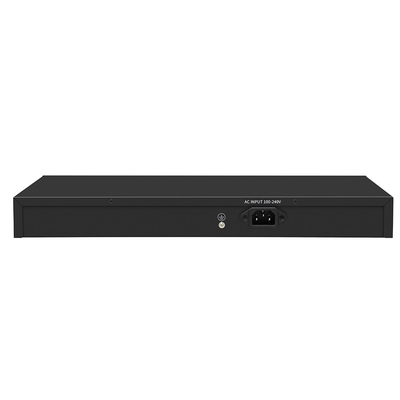 16 Port Gigabit Poe Değiştiricisi 300W Bütçe Yönetilmeyen VLAN 250 metrelik mesafe SFP Fiber