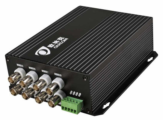 8ch Port RS485 Veri 20km Video Dijital Optik Dönüştürücü AHD CVI TVI 1080p CCTV İzleme için Fiber Optik Video Dönüştürücü