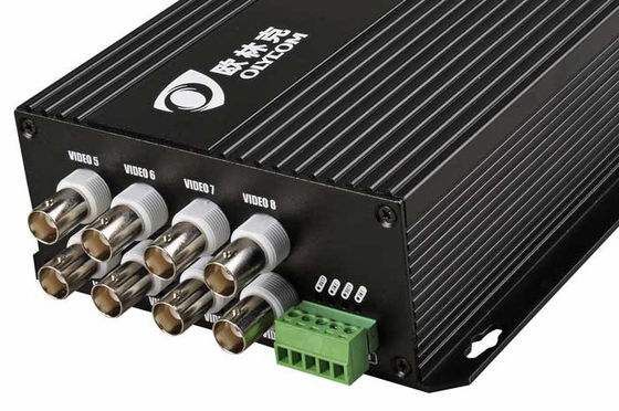 8ch Port RS485 Veri 20km Video Dijital Optik Dönüştürücü AHD CVI TVI 1080p CCTV İzleme için Fiber Optik Video Dönüştürücü