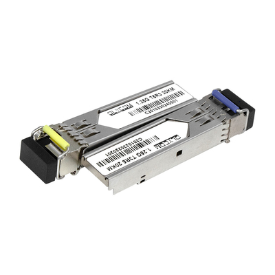 Tek Fiber Alıcı 20KM 1.25G LC Port 1310nm/1550nm DDM Ticari Sınıf