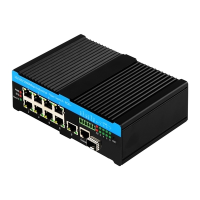 8 Port Gigabit PoE Yönetilen Anahtar 802.3bt 90W 1 SFP / Bakır Uplink 480W Bütçe ile