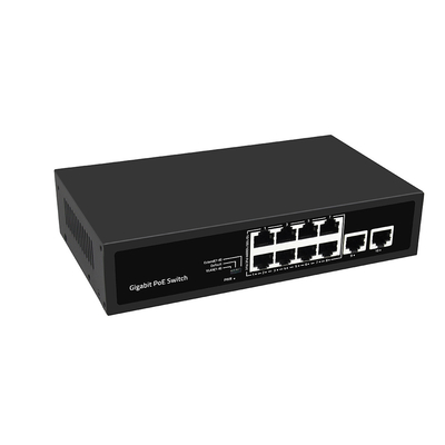 8 Port Gigabit PoE Ağ Değiştiricisi VLAN 250 metrelik AI PoE 120W Bütçe Yönetilmemiş