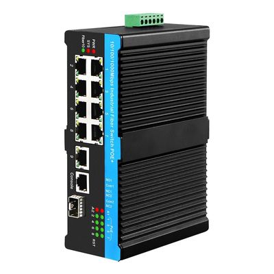 8 Port Ultra PoE L2 Yönetilebilir Anahtar ERPS 2.5G Ring 1*SFP/RJ45 Uplink PoE Af/At/Bt ile
