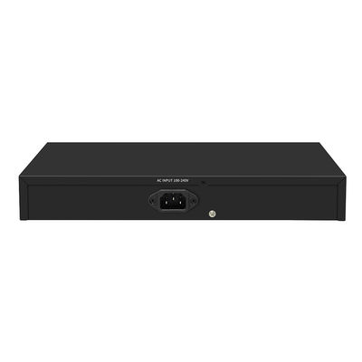 16 Port PoE Anahtarı 250 Metre PoE Mesafesi 10/100M VLAN Modu Desteği 300W Bütçe CE