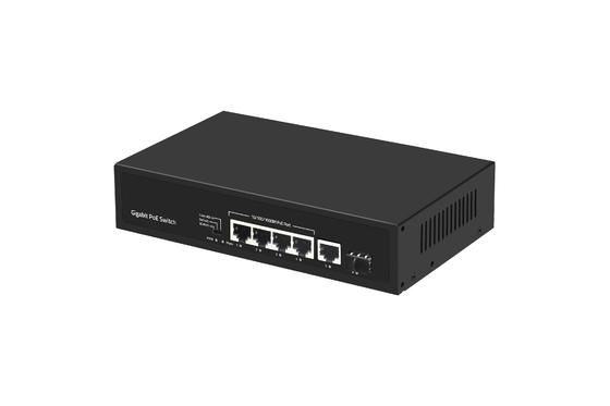 6 Port 10/100/1000mbps POE Fiber Switch With 4 Port Poe Ethernet Switch Üreticisi