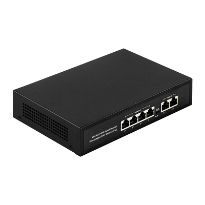 OEM ODM Hızlı Ethernet 10/100mbps 4 Port Poe Değiştiricisi 2 Uplink Port Ağı Değiştiricisi