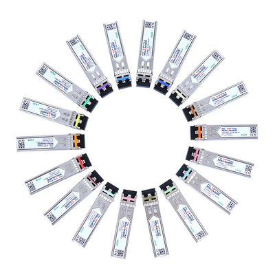 Cisco Uyumlu 1.25G 80KM SFP Alıcı SM 1550nm Dupleks Gigabit Optik SFP Modülü