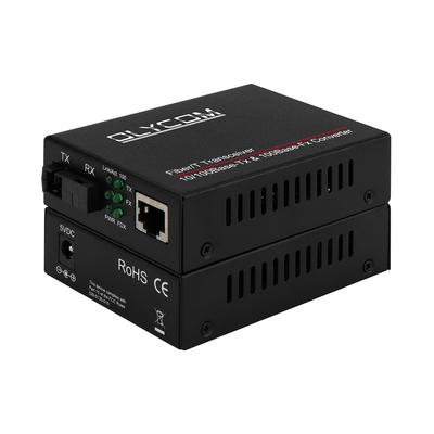 Mini Fiber Optic Media Converter Rj45 To Sc Transceiver Mm 20km Tek fiber Sm 1310/1550nm