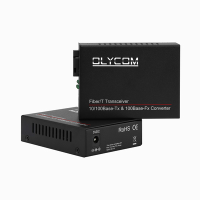 Mini Fiber Optic Media Converter Rj45 To Sc Transceiver Mm 20km Tek fiber Sm 1310/1550nm