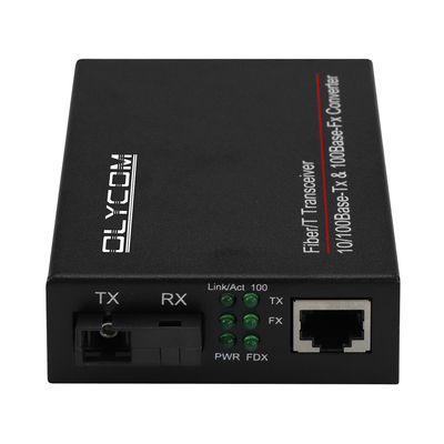 Mini Fiber Optic Media Converter Rj45 To Sc Transceiver Mm 20km Tek fiber Sm 1310/1550nm