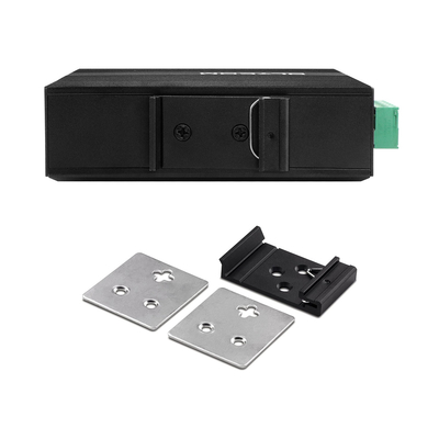 2 Fiber ve 4 Otomatik-MDI/MDIX RJ45 bağlantı noktasına sahip 6 portlu endüstriyel ağ anahtarı