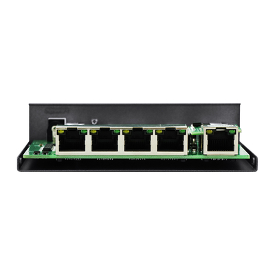 Olycom 4 Port Gigabit PoE Genişletici 4 Port PoE Değiştiricisi 60W Bütçe 100 Metre mesafe