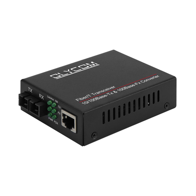 10/100mbps optik fiber medya alıcı 1310nm medya dönüştürücü MM 2km