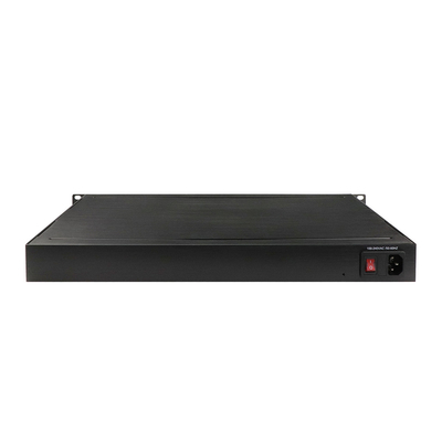 1U Rack 24 port gigabit L2 yönetilen Endüstriyel ağ POE anahtarı 12 RJ45 + 12 SFP ile