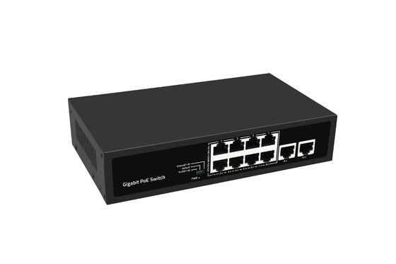 8 Port Tam Gigabit PoE Ağ Değiştiricisi Desteği Vlan PoE Genişletme 120W Bütçe