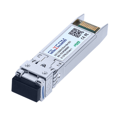 25G SFP28 CWDM Alıcı 10Km Tek Modül Genişletme Ticari Sınıf Destek OEM