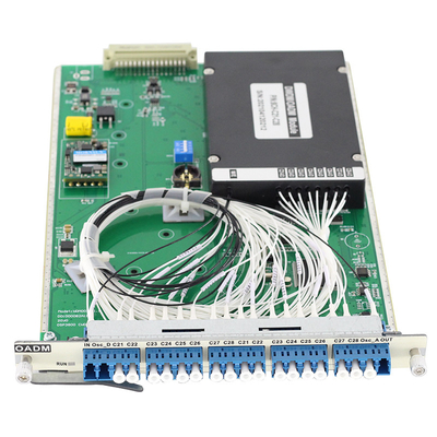 8 Port Optik Ekle Drop Multiplexing OADM Kartı CWDM DWDM C21~C28 Plug And Play